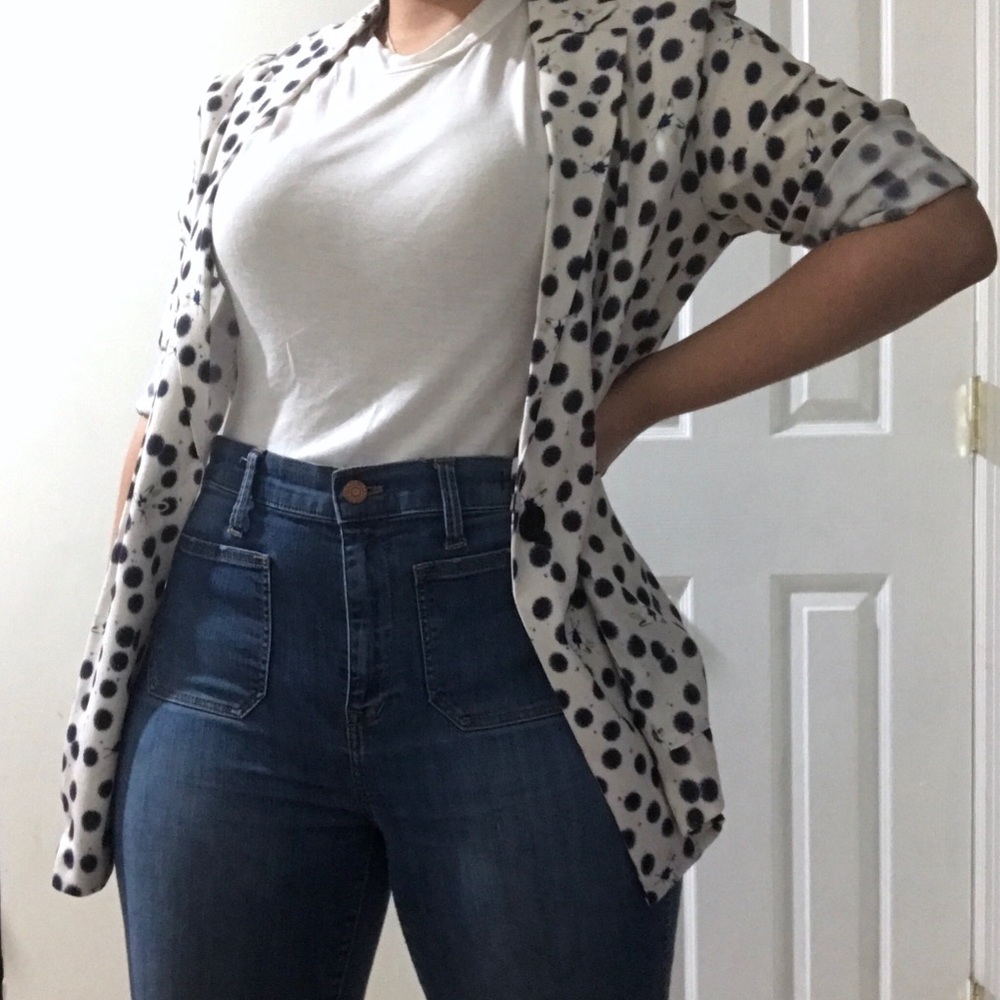 Madewell - High Waist Sailor Skinny Jeans